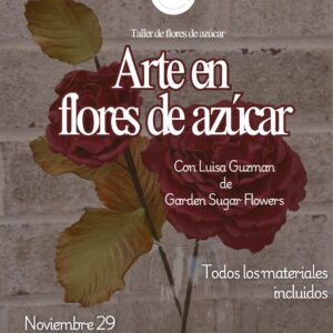 Arte en flores de azúcar