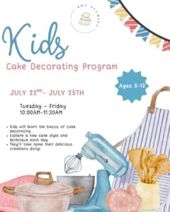 Kids cake decorating program