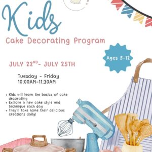 Kids cake decorating program