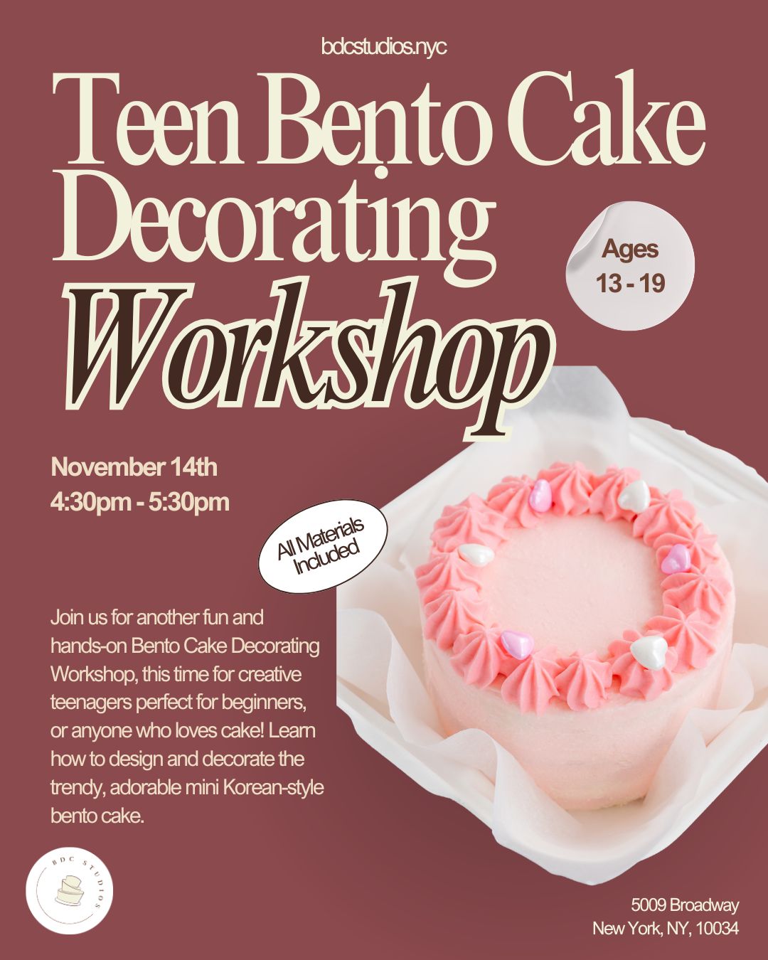 Bento cake decorating for teens