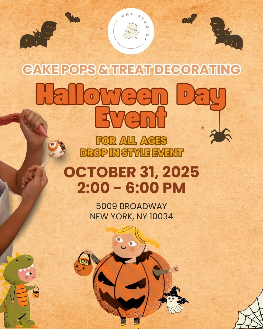 Halloween Day Event-Decorate your own treats 10/31