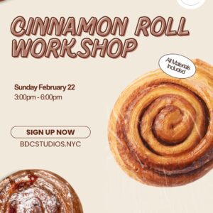 Cinnamon Roll Workshop