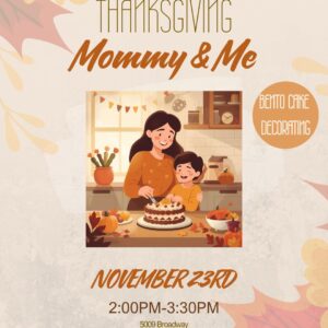 Mommy & Me -Thanksgiving Bento Cake Decorating