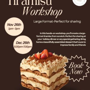 Tiramisu from scratch- Large format