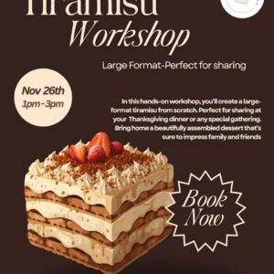 Tiramisu from scratch- Large format