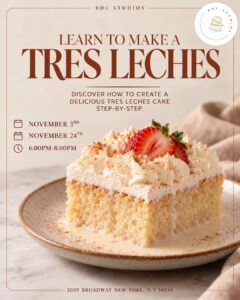 Tres Leche Workshop