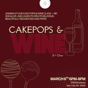 Cakepops & Wine (21 + Over) 3/6