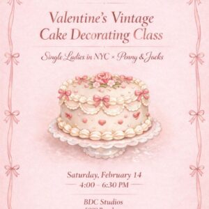 Valentines Day Cake Decorating Class-SOLD OUT