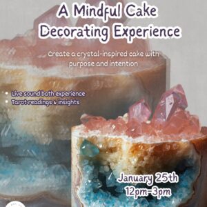 A mindful cake decorating experience