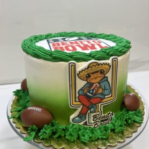 Benito Super Bowl  7'' Cake