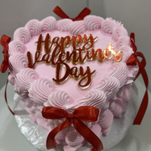 Mini heart cake 6''
