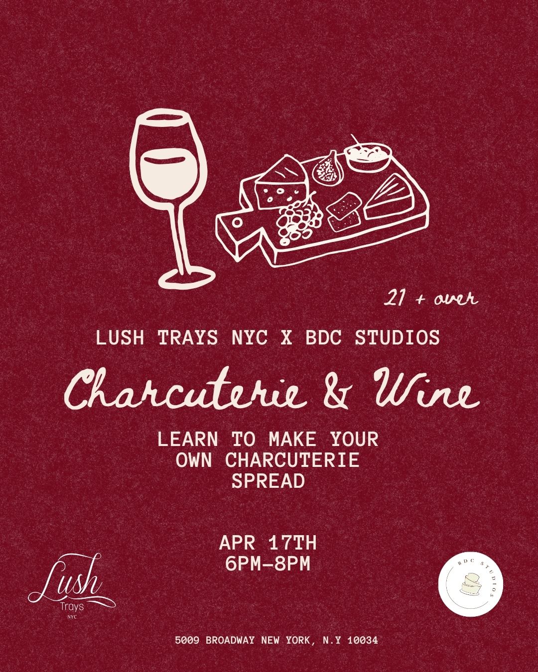 Charcuterie & Wine 4/17