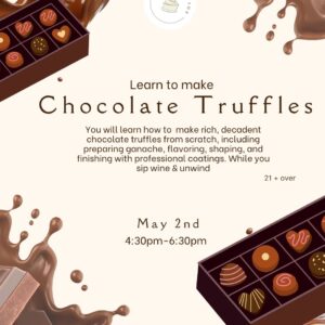 Chocolate truffles & wine 5/2