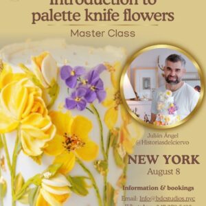 Palette knife flowers with Julian Angel RSVP
