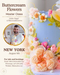 Buttercream flowers with Julian Angel RSVP