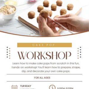 Cake pop Workshop 10/20